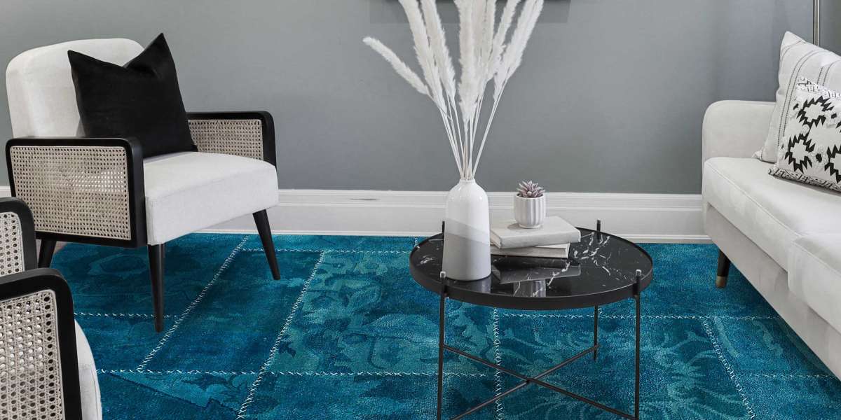 Elevate Your Space with Timeless Blue Area Rugs in the USA